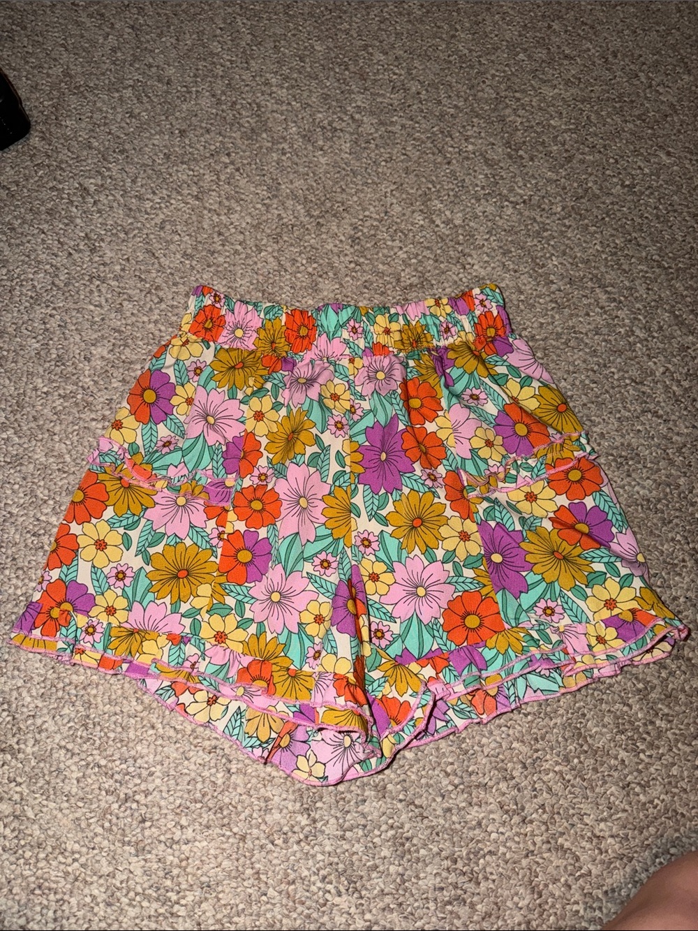 Small Umgee Floral Shorts